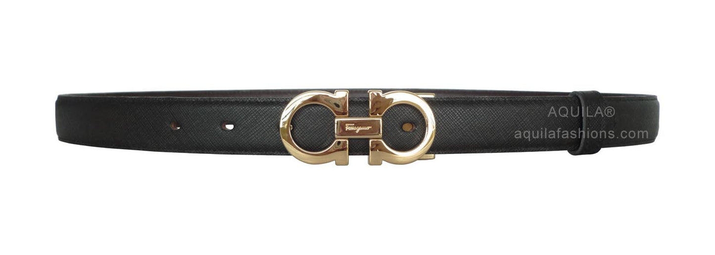 Aquila saffiano calfskin leather replacement belt straps (for clip buckles)