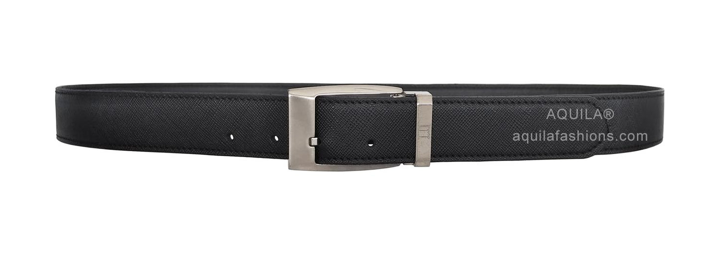 Aquila saffiano calfskin leather replacement belt straps (for clip buckles)