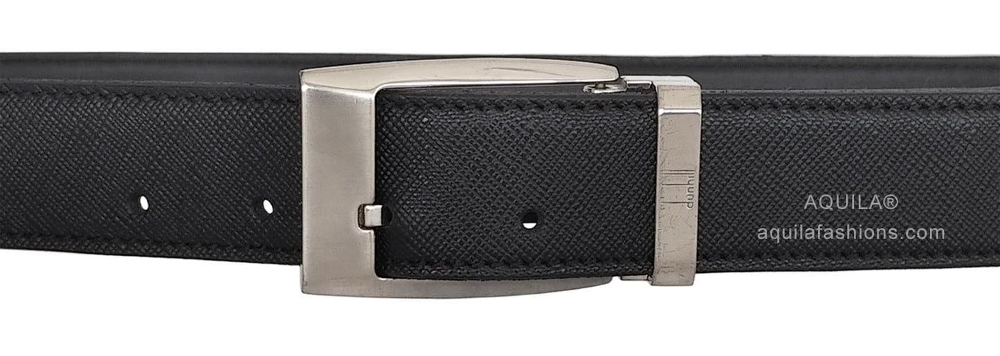 Aquila saffiano calfskin leather replacement belt straps (for clip buckles)