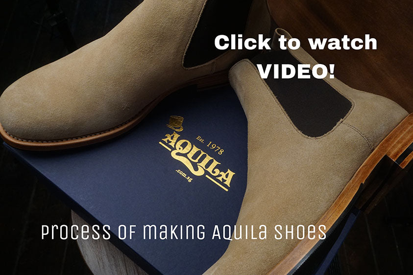 Load video: process of making leather shoes