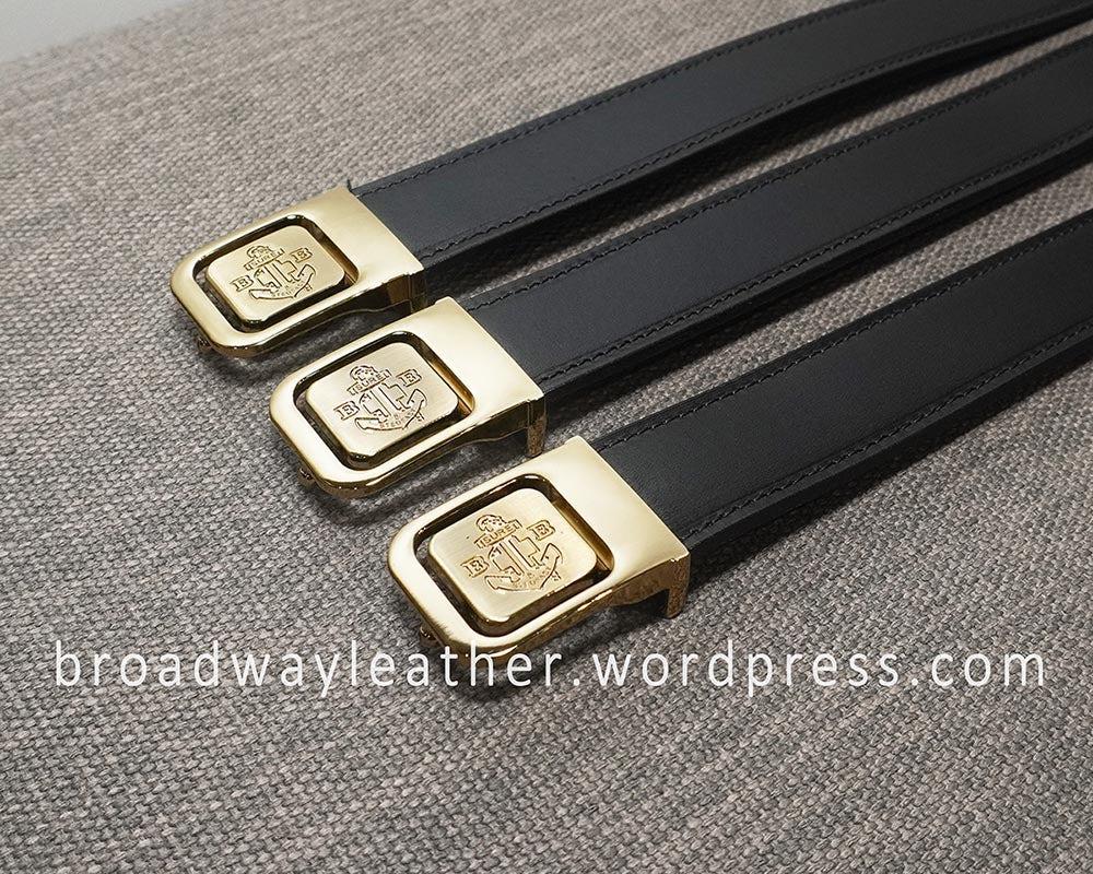 Uniform leather parade belts supplied to Boys' Brigade Australia
