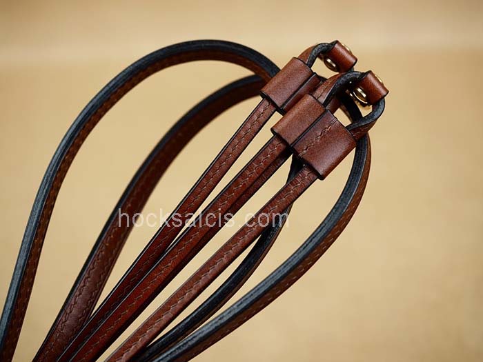 DIY replacement Louis Vuitton LV bag strap side lace dark brown