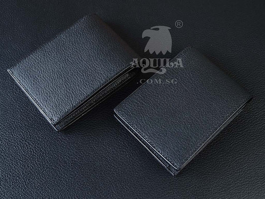 Aquila goat skin bifold wallet