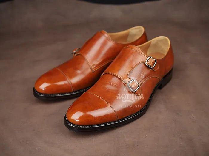 Aquila Captoe Double Monkstrap Shoes