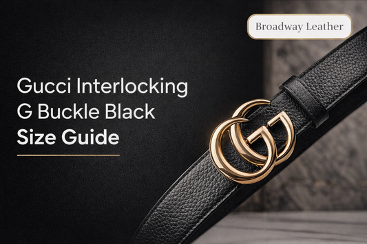 Gucci Interlocking G Buckle Black Size Guide: How to Choose the Perfect Fit