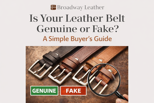 Is Your Leather Belt Genuine or Fake? A Simple Buyer’s Guide