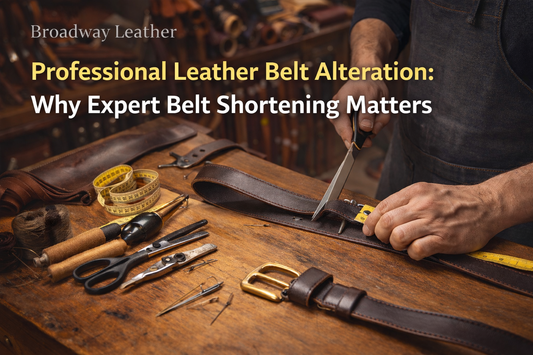 Professional Leather Belt Alteration: Why Expert Belt Shortening Matters
