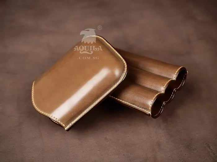 Aquila Shell Cordovan Cigar Case – Broadway Leather