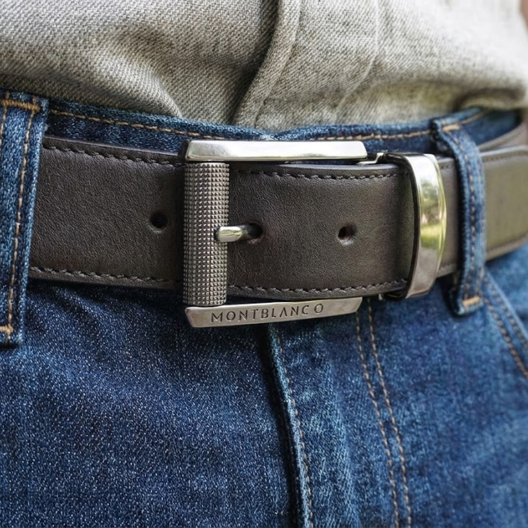 Leather Belt Strap Replacement for Montblanc Buckle (Copy File)