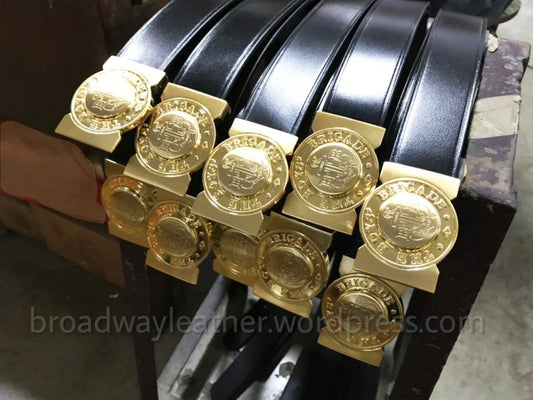 Uniform leather parade belts supplied to Boys' Brigade Singapore