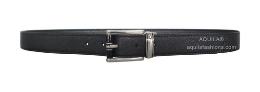 Aquila saffiano calfskin leather replacement belt straps (for clip buckles)