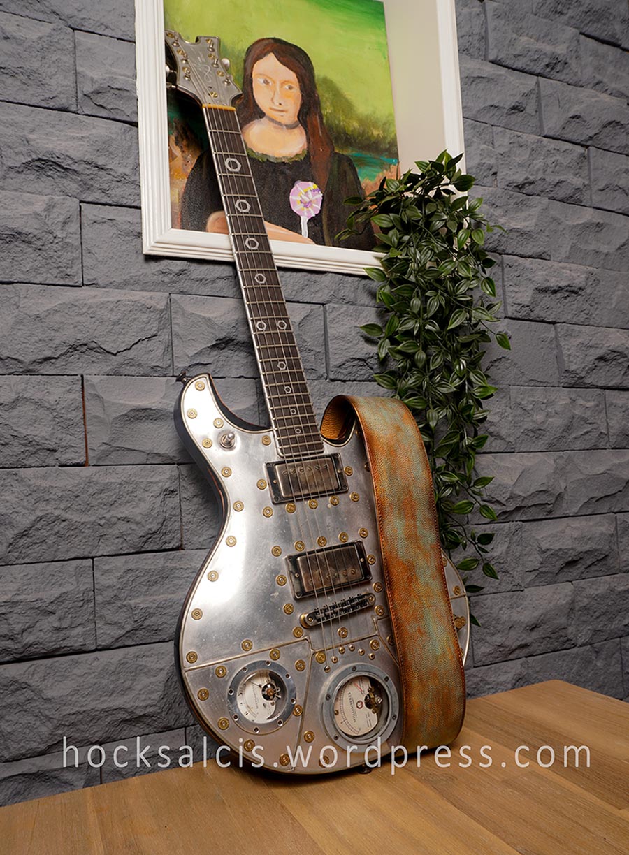 custom leather guitar straps