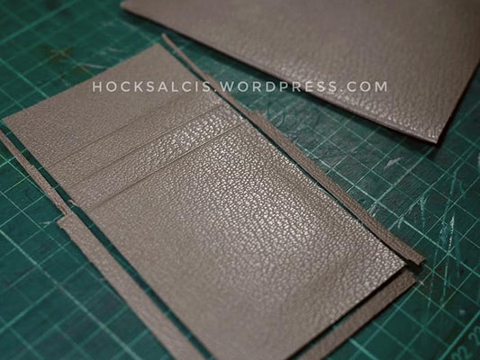 Leather passport holder sleeve making workshop Singapore (Basic)
