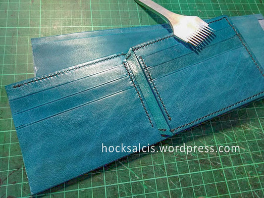 Leather wallet making workshop Singapore (Intermediate)