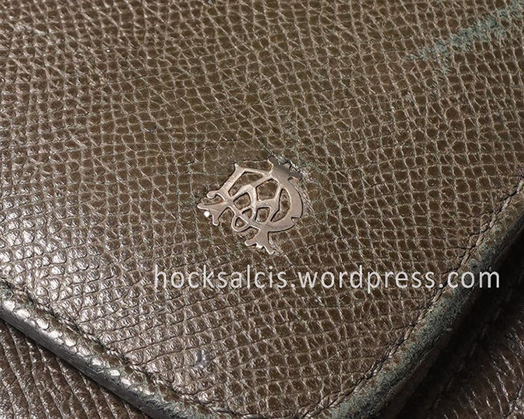 Dunhill luxury leather bag restored and repaired in Singapore