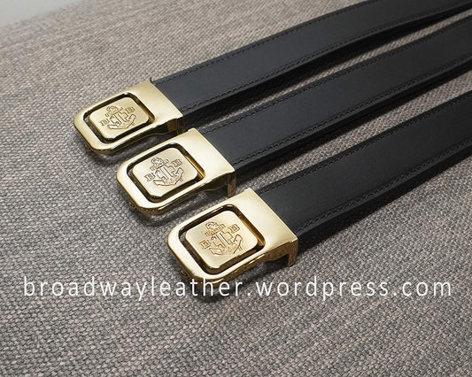 Uniform leather parade belts supplied to Boys' Brigade Australia