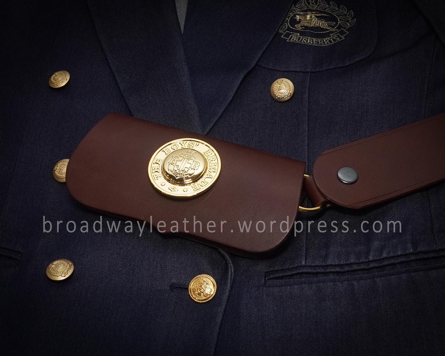 uniform supplier of military leather cross belt shoulder belt