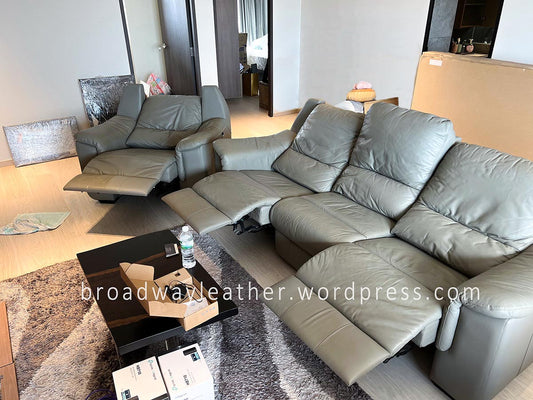 3+1 seater leather sofa cleaning service Singapore
