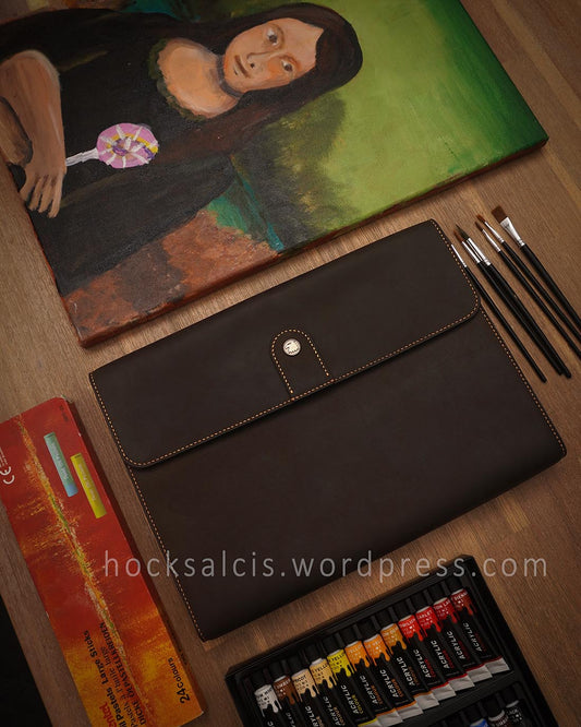 Aquila Leather Art Supplies Bag Crazy Horse