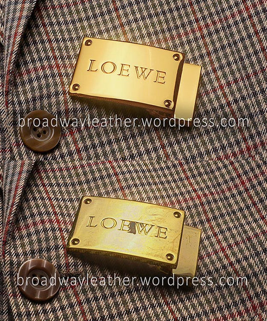 Leather Belt Repair Singapore - Loewe gold buckle repair
