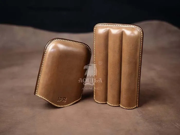 Aquila Shell Cordovan Cigar Case