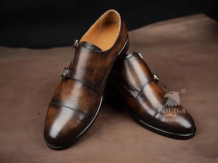 Aquila Captoe Double Monkstrap Shoes