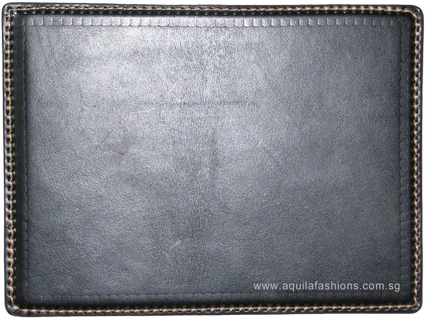 Aquila Black Leather Mousepad