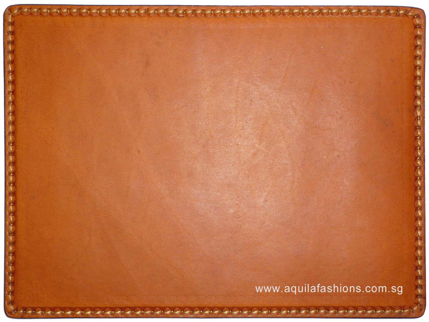 Aquila Tan Leather Mousepad